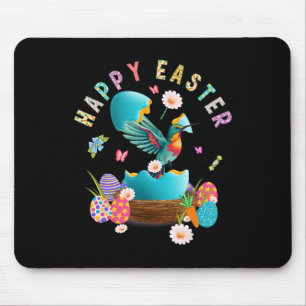 Hummingbird Happy Ostereier Jagen Ostertag Hu Mousepad