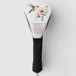 Hummingbird Harmonie mit Eleganter Hibiskus Golf Headcover