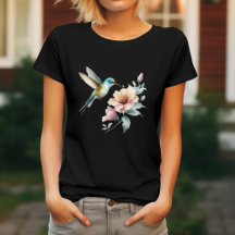Hummingbird Harmonie mit Eleganter Hibiskus