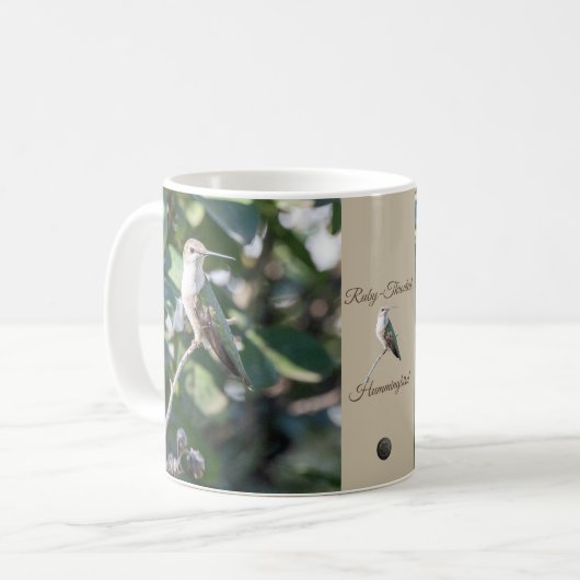 Hummingbird Haven Nature Mug Gift Kaffeetasse (Vorderseite Links)