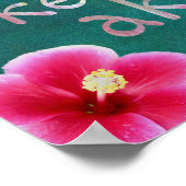 Hummingbird Hawaiian Bible Verse Poster (Ecke)