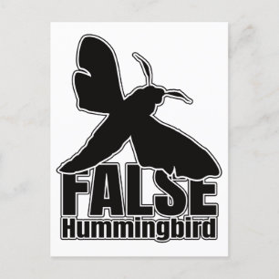 Hummingbird Hawk-Moth Butterfly - Entomologie Geek Postkarte