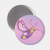 Hummingbird Hawk Moth Magnet (Vorderseite/Rückseite)