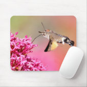 Hummingbird Hawk-Moth-Schmetterling im Flug Metal Mousepad (Mit Mouse)