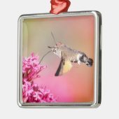 Hummingbird Hawk-Moth-Schmetterling im Flug Ornament Aus Metall (Links)