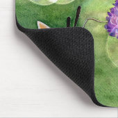 Hummingbird Hawk Moth und Lilacs Mousepad (Ecke)