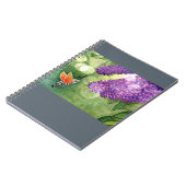 Hummingbird Hawk Moth und Lilacs Notizblock (Linke Seite)