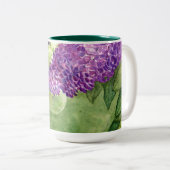 Hummingbird Hawk Moth und Lilacs Zweifarbige Tasse (VorderseiteRechts)
