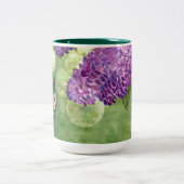 Hummingbird Hawk Moth und Lilacs Zweifarbige Tasse (Mittel)