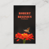 Hummingbird Hawk-moth Visitenkarte (Vorderseite)