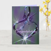 Hummingbird Herzlichen Glückwunsch - oder irgendei Karte (Gelbe Blume)