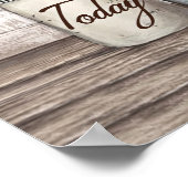 Hummingbird Heute wähle ich Joy Housewarming Gesch Poster (Ecke)