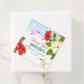 Hummingbird Hibiskus Hawaiian Floral | Ereignis Geschenkanhänger (Beispiel)