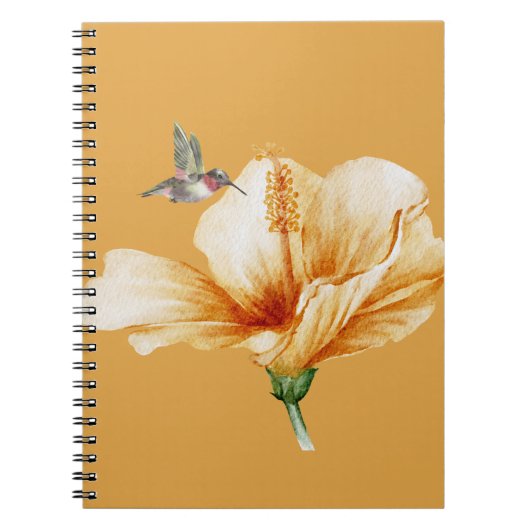 Hummingbird & Hibiskus Notizblock (Vorderseite)