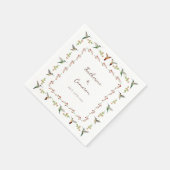 Hummingbird-Hochzeit Serviette (Ecke)