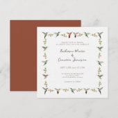 Hummingbird-Hochzeitseinladung (Vorne/Hinten)