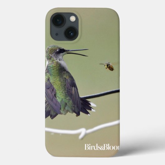 Hummingbird & Honey Bee Case-Mate iPhone Hülle (Rückseite)