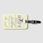 Hummingbird Hope - Gepäckmarke Gepäckanhänger (Vorderseite (Horizontal))