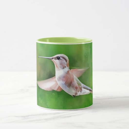 Hummingbird Hover Nature Art Tasse Cup (Zentrum)