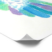 Hummingbird Hover Print and Poster (Ecke)