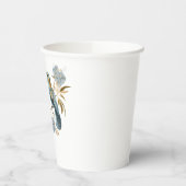 Hummingbird Hydrangea Blume Pappbecher (Links)