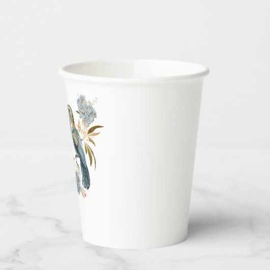 Hummingbird Hydrangea Blume Pappbecher (Links)