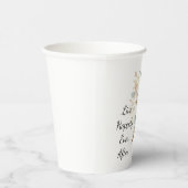 Hummingbird Hydrangea Blume Pappbecher (Rechts)