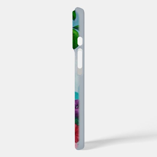 Hummingbird im Blumengarten Case-Mate iPhone Hülle (Rückseite / Links)