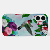 Hummingbird im Blumengarten Case-Mate iPhone Hülle (Rückseite (Horizontal))