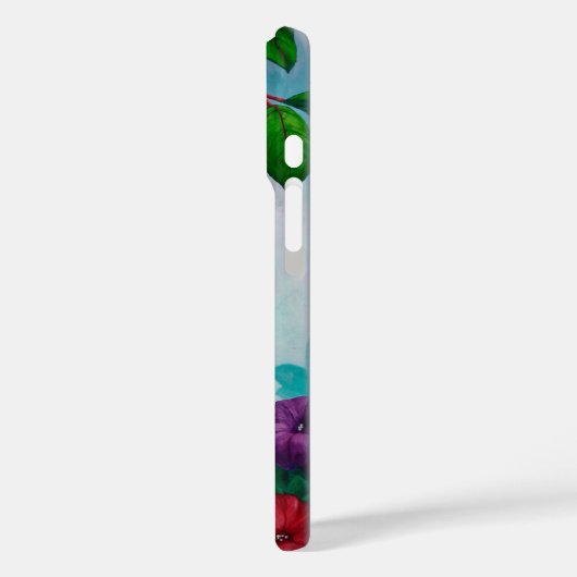 Hummingbird im Blumengarten Case-Mate iPhone Hülle (Rückseite / Links)