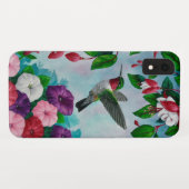 Hummingbird im Blumengarten Case-Mate iPhone Hülle (Rückseite (Horizontal))