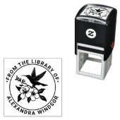 Hummingbird im Buch Name der Blumenzweigbibliothek Permastempel (Beispiel)