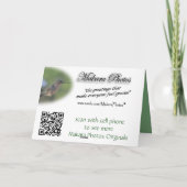 Hummingbird im Flug gr - passen Sie jede Gelegenhe Karte (Rückseite)