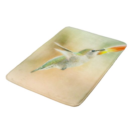 Hummingbird im Frühmorgendlicht Badematte (Schrägansicht)