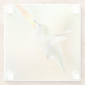 Hummingbird im Frühmorgendlicht Glasuntersetzer (Rückseite)