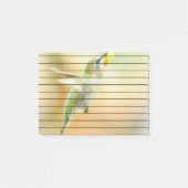 Hummingbird im Frühmorgendlicht Post-it Klebezettel (Vorderseite)