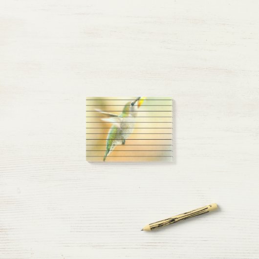 Hummingbird im Frühmorgendlicht Post-it Klebezettel (Auf Schreibtisch)