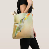 Hummingbird im Frühmorgendlicht Tasche (Von Nahem)