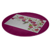 Hummingbird im rosa Schneidebrett (Ecke)