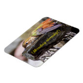 Hummingbird im Wasser 2 Magnet (Linke Seite)