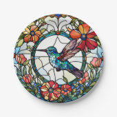 Hummingbird-Imitate Pappteller (Vorderseite)