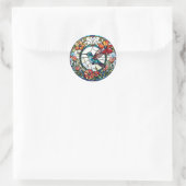 Hummingbird-Imitate Runder Aufkleber (Tasche)