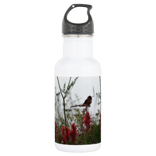 Hummingbird in Dusk Trinkflasche (Vorderseite)