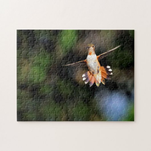 Hummingbird in Flight Jigsaw Puzzle (Horizontal)