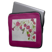 Hummingbird in rosa laptopschutzhülle (Vorderseite Links)
