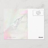 Hummingbird in Soft Fuchsia Postkarte (Rückseite)