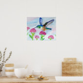 Hummingbird in Wasserfarbe Poster (Küche)