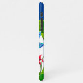 Hummingbird inmitten der Schönheit der Natur, Sere iPhone Hülle (Linke Seite)