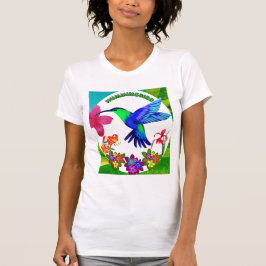 Hummingbird inmitten der Schönheit der Natur, Sere T-Shirt