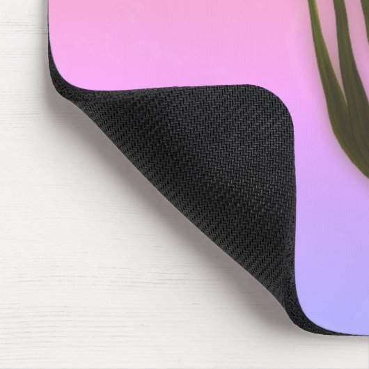 Hummingbird Iris Blume Art Mousepad (Ecke)